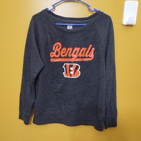 Ladies NFL Cincinnati Bengals Cotton Blend Sweatshirt M - Picture 1 of 4